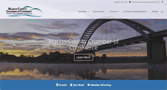 Desktop Screenshot of marioncountychamber.com